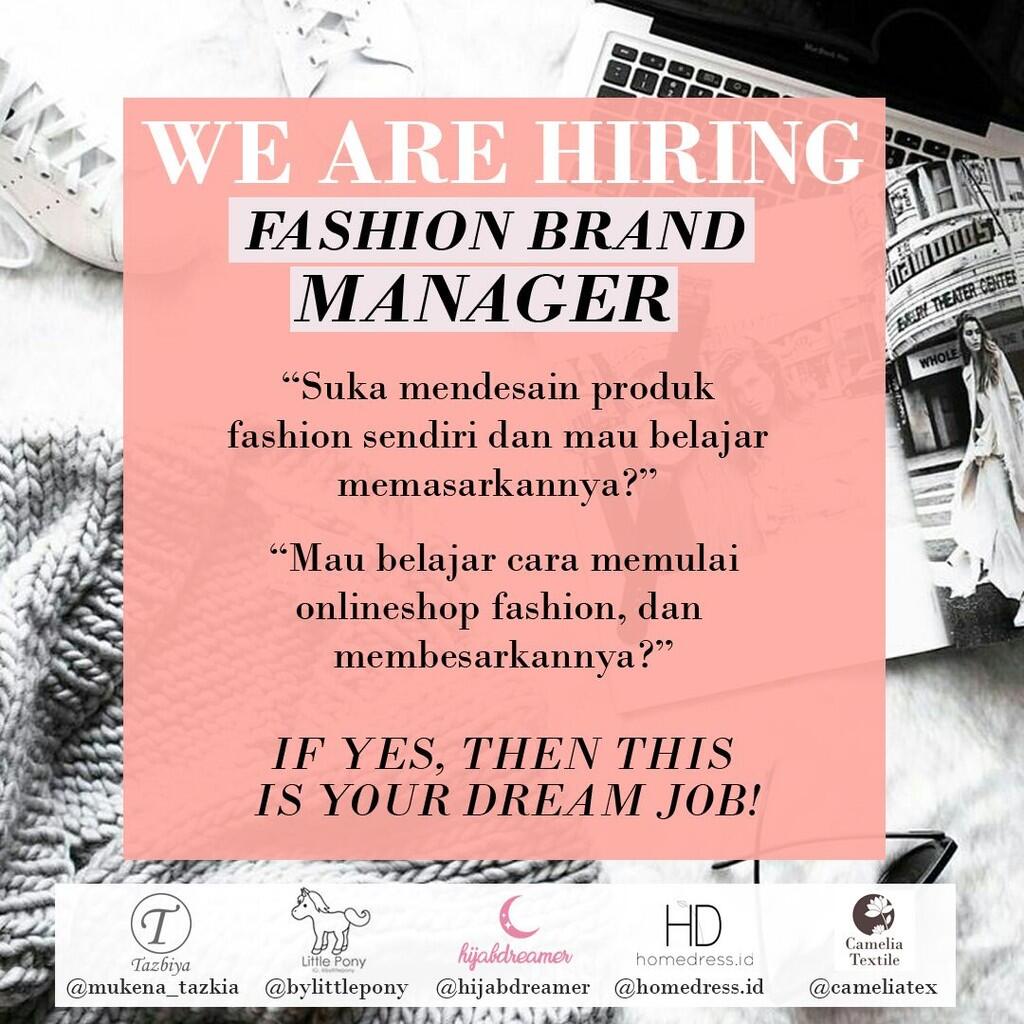 Lowongan Kerja Fashion Merchandiser