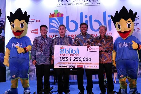 Blibli Indonesia Open 2018 Digelar Juli Mendatang