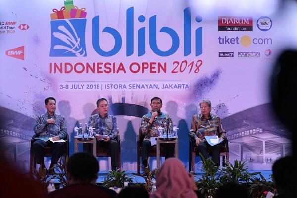 Blibli Indonesia Open 2018 Digelar Juli Mendatang