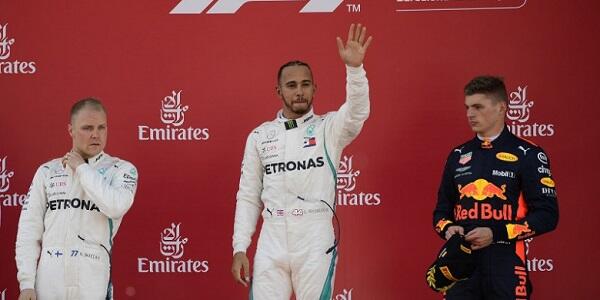 Lewis Hamilton Juarain GP Spanyol
