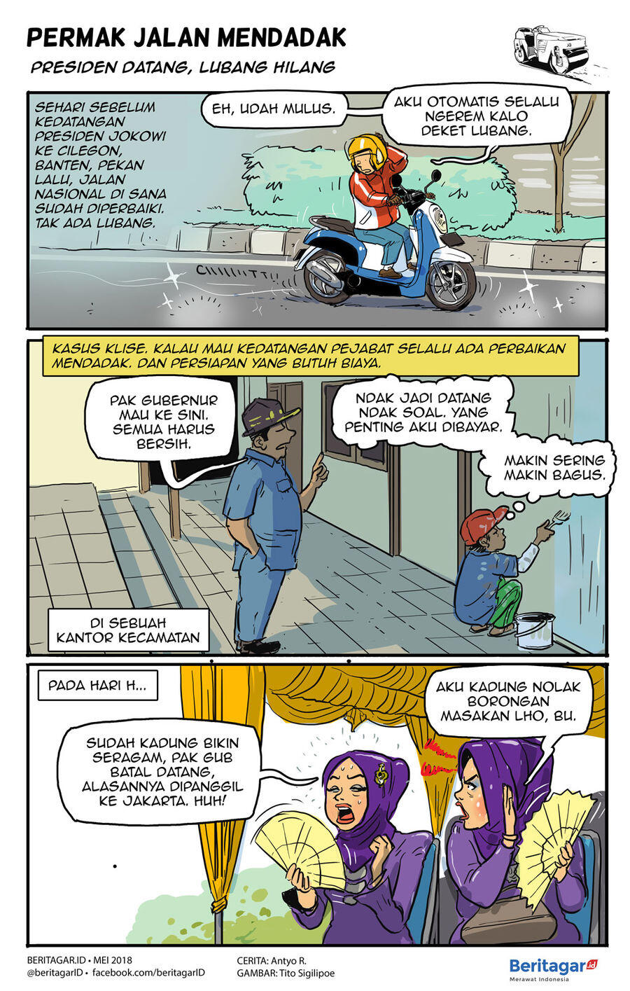Berbenah jika pejabat akan datang