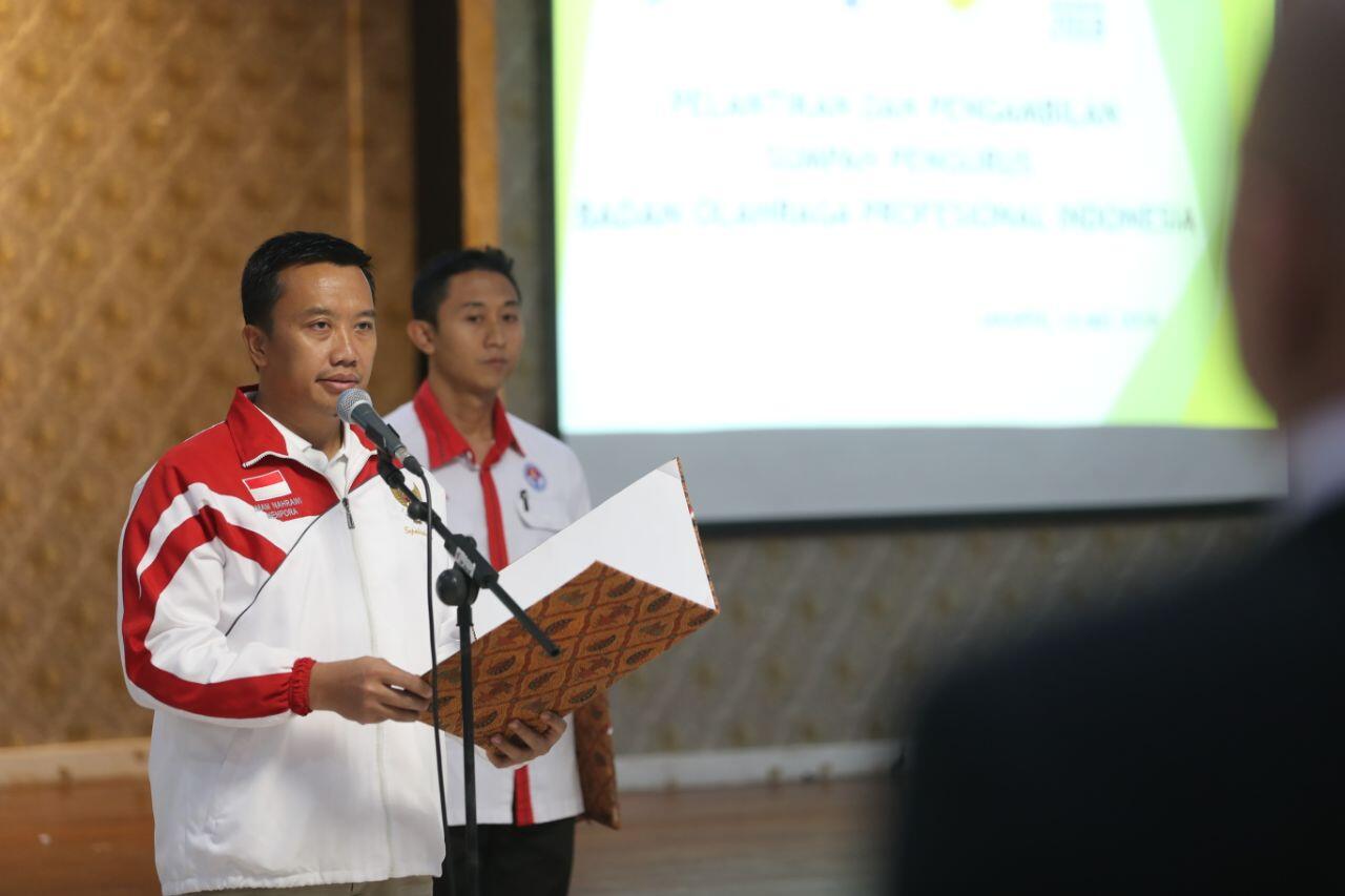 Menpora: BOPI Harus Berani dan Profesional Majukan Industri Olahraga