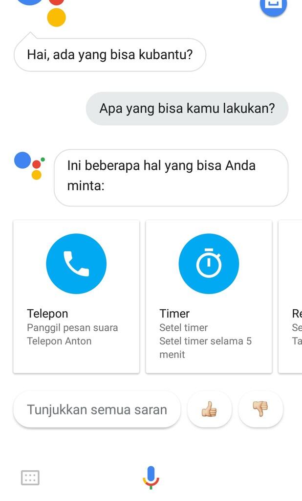 Yuk Coba Coba Google Assistant ini versi ane bagaimana dengan kamu
