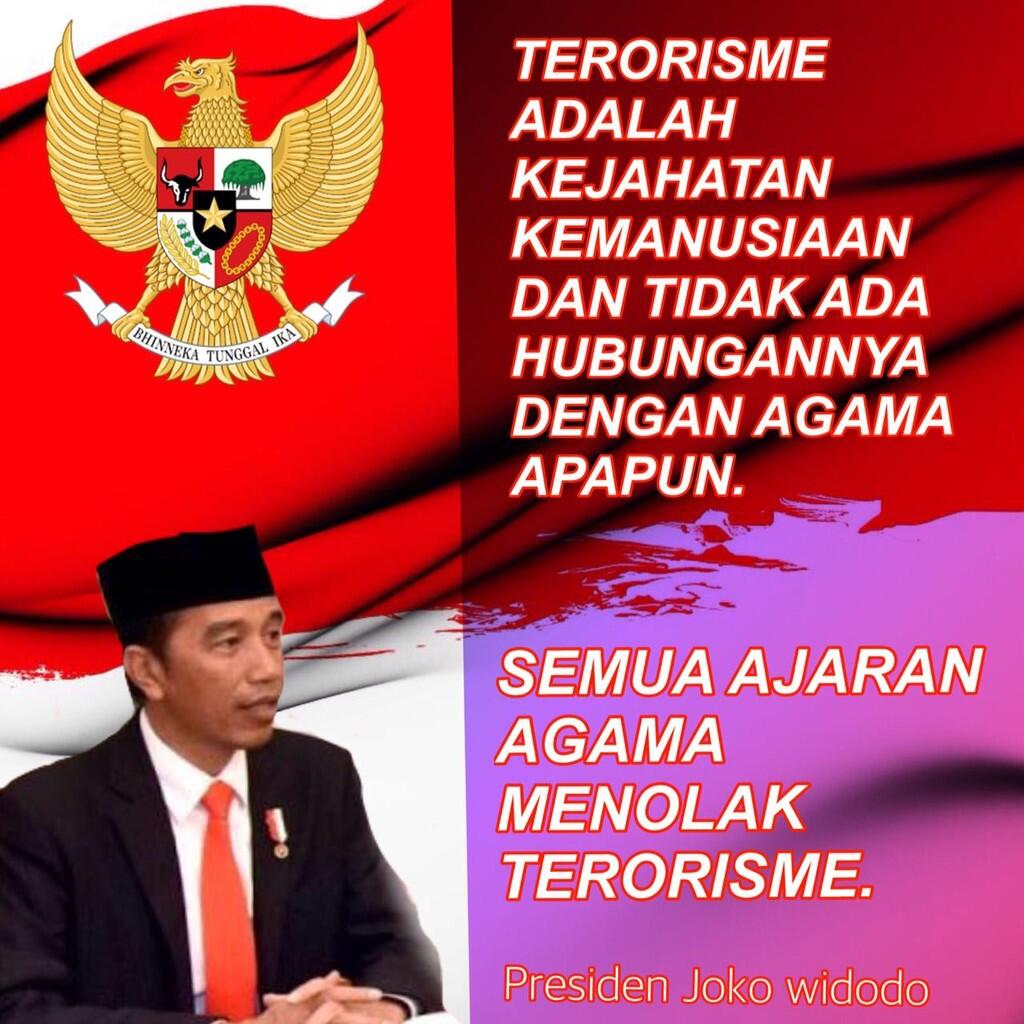 Presiden Jokowi Ajak Masyarakat Perang Melawan Terorisme