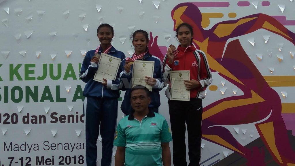 Raih Emas Kejurnas Atletik 2018, Bidik Kejuaraan Junior Asia di Jepang