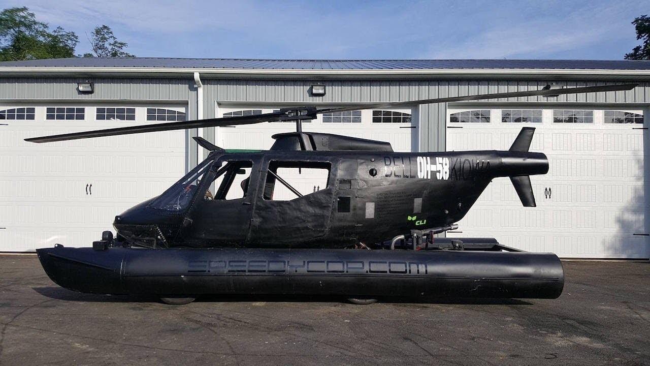 Pensiun, Helicopter Bekas Perang Vietnam Ini Malah Berubah Menjadi Mobil Balap
