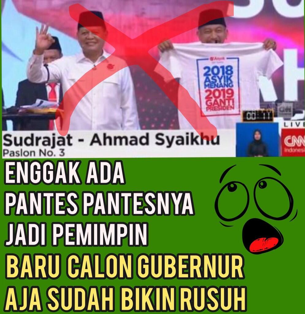 Pamerkan Kaos #2019GantiPresiden, Pasangan Asyik Dikecam saat Debat Publik