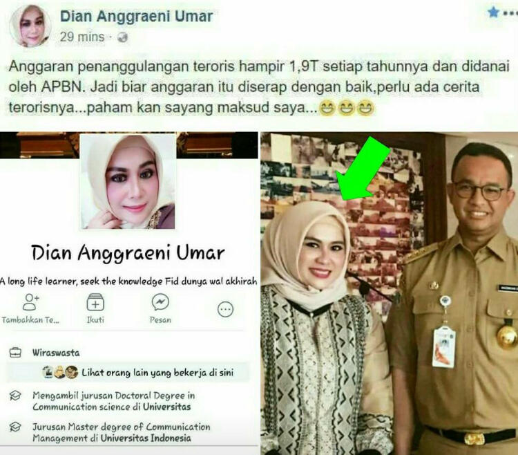 Kominfo Pantau Akun Penyebar Teror di Facebook cs