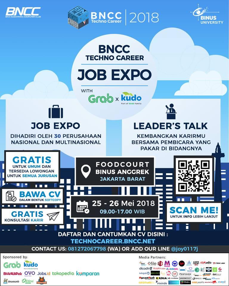 &#91;JAKARTA&#93; BNCC Techno Career 2018