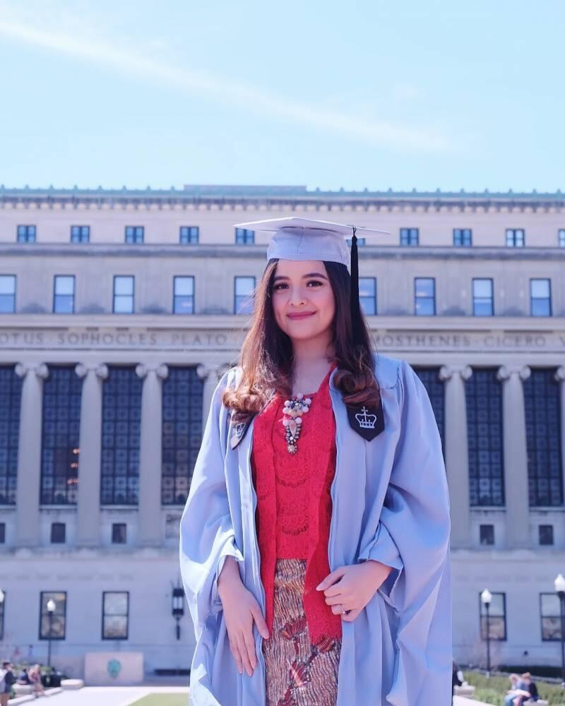 Bergelar Master di Columbia University, Momen Wisuda Tasya Kamila yang Membanggakan!