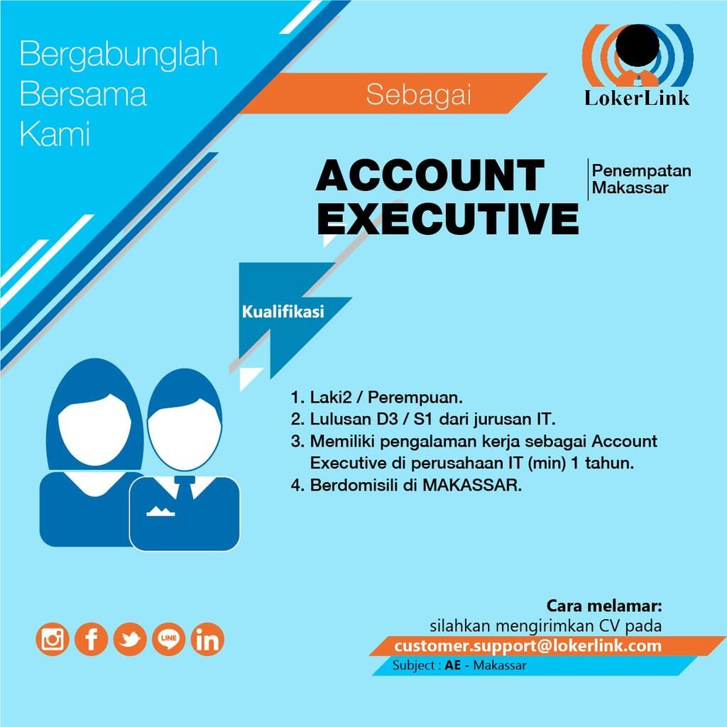 Account Executive (Penempatan MAKASSAR)