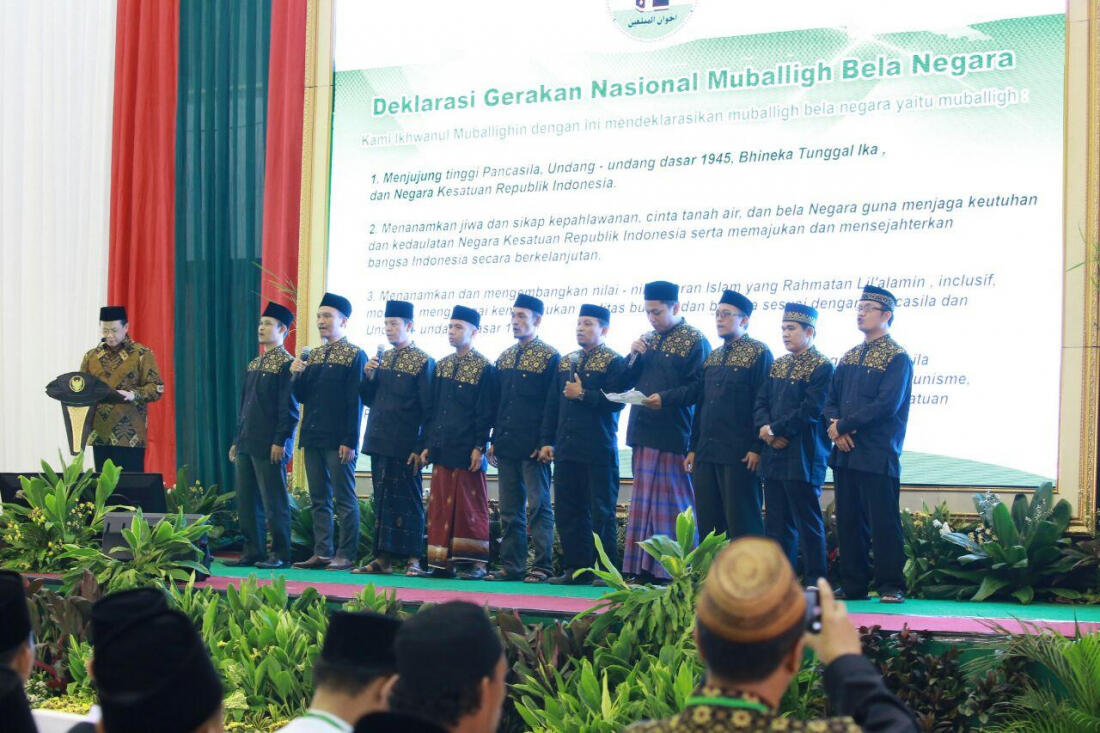 Ribuan Pendakwah Deklarasikan Gernas Mubaligh Bela Negara