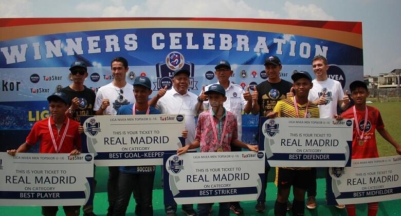 Liga NIVEA MEN Topskor 2018 Selesai, Lima Pemain Muda Terbaik Berlatih Ke Spanyol