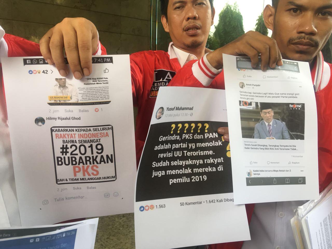 Terkait Terorisme, Gerindra Laporkan 11 Akun Medsos ke Bareskrim