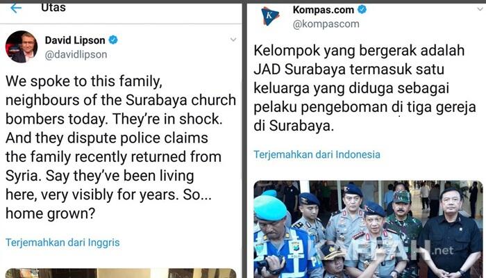 Jurnalis Media Australia Ungkap Polisi Tak Akurat Soal Pelaku Bom Surabaya?