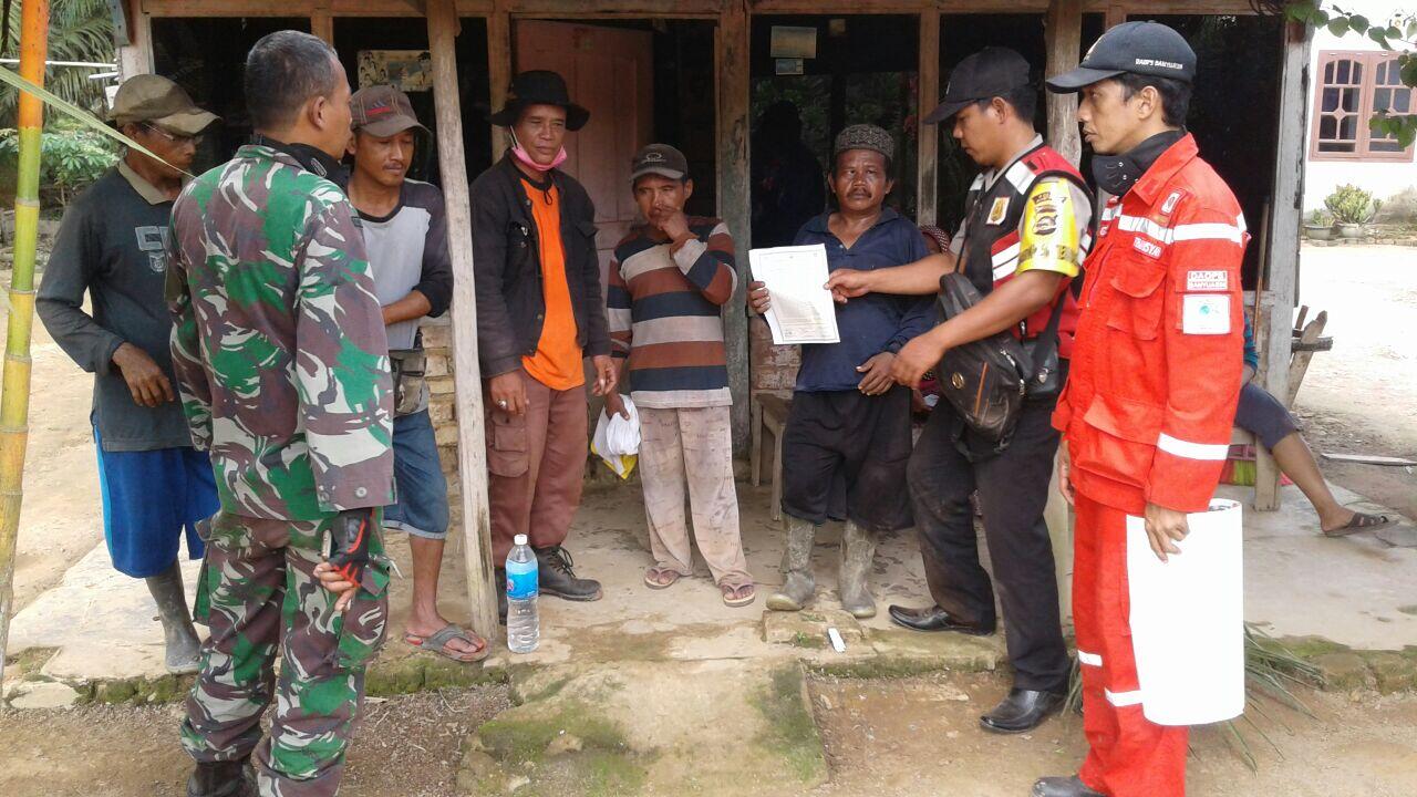 Antisipasi Karhutla ,Petuga Gabungan Sebar Maklumat Kapolda Sumsel