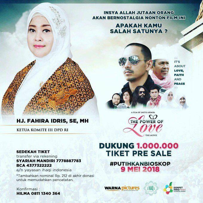 Film 212 The Power of Love Banyak Ditolak Penayangannya