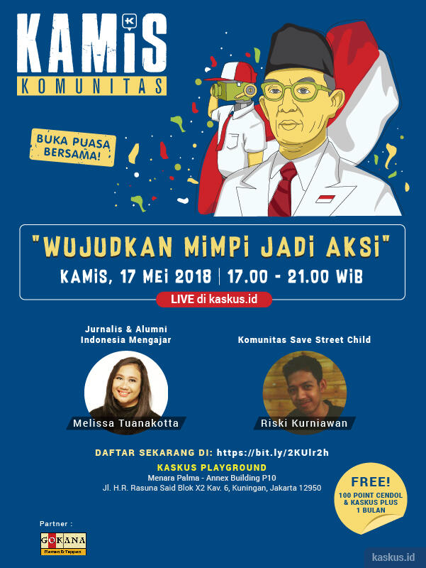 Yuk Seru-Seruan Sambil Ngobrolin Mimpi dan Aksi di KAMKOM Edisi Mei Ini!