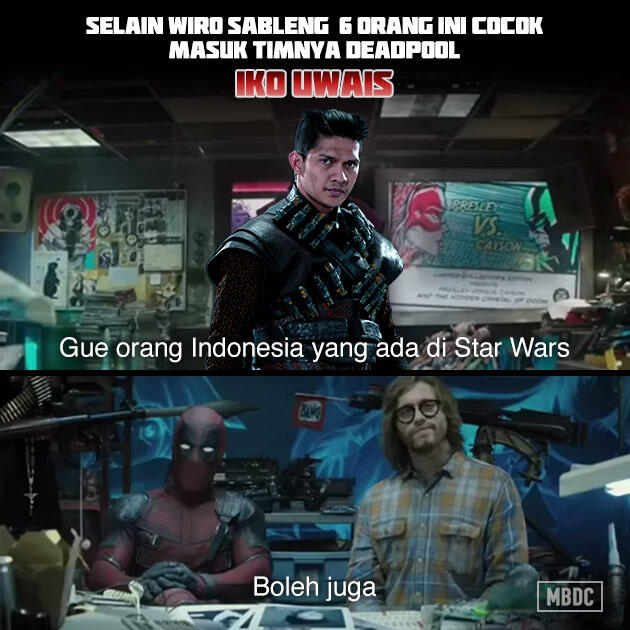 Meme Parodi Artis Indonesia Audisi Masuk Tim Deadpool