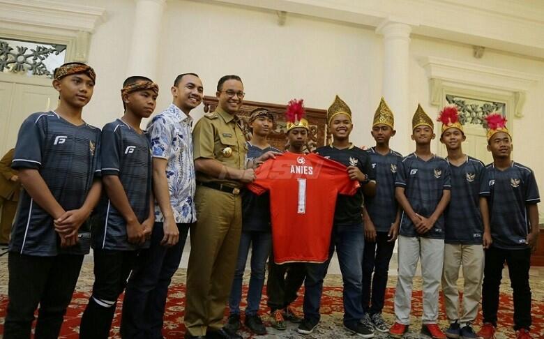 Kirim Skuat Ke SCWC Rusia 2018, Gubernur Anies Yakin Garuda Baru Cetak Prestasi