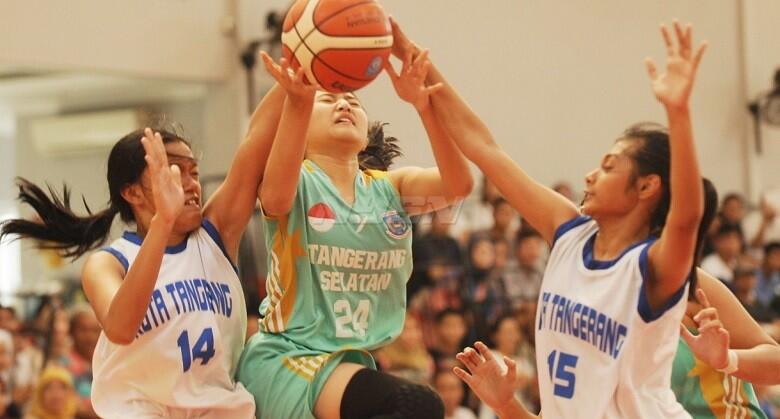Tim Putri Kota Tangerang Selatan Lumat Kota Tangerang Raih Titel Juara POPDA