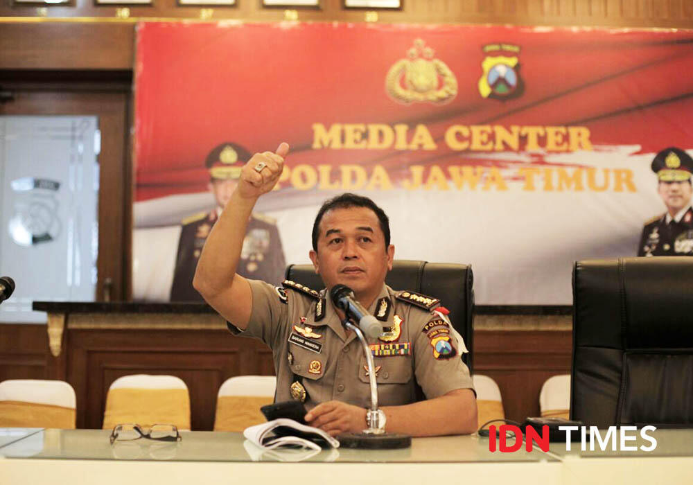 Polda Jatim Sebut Temukan Bom Satu Truk