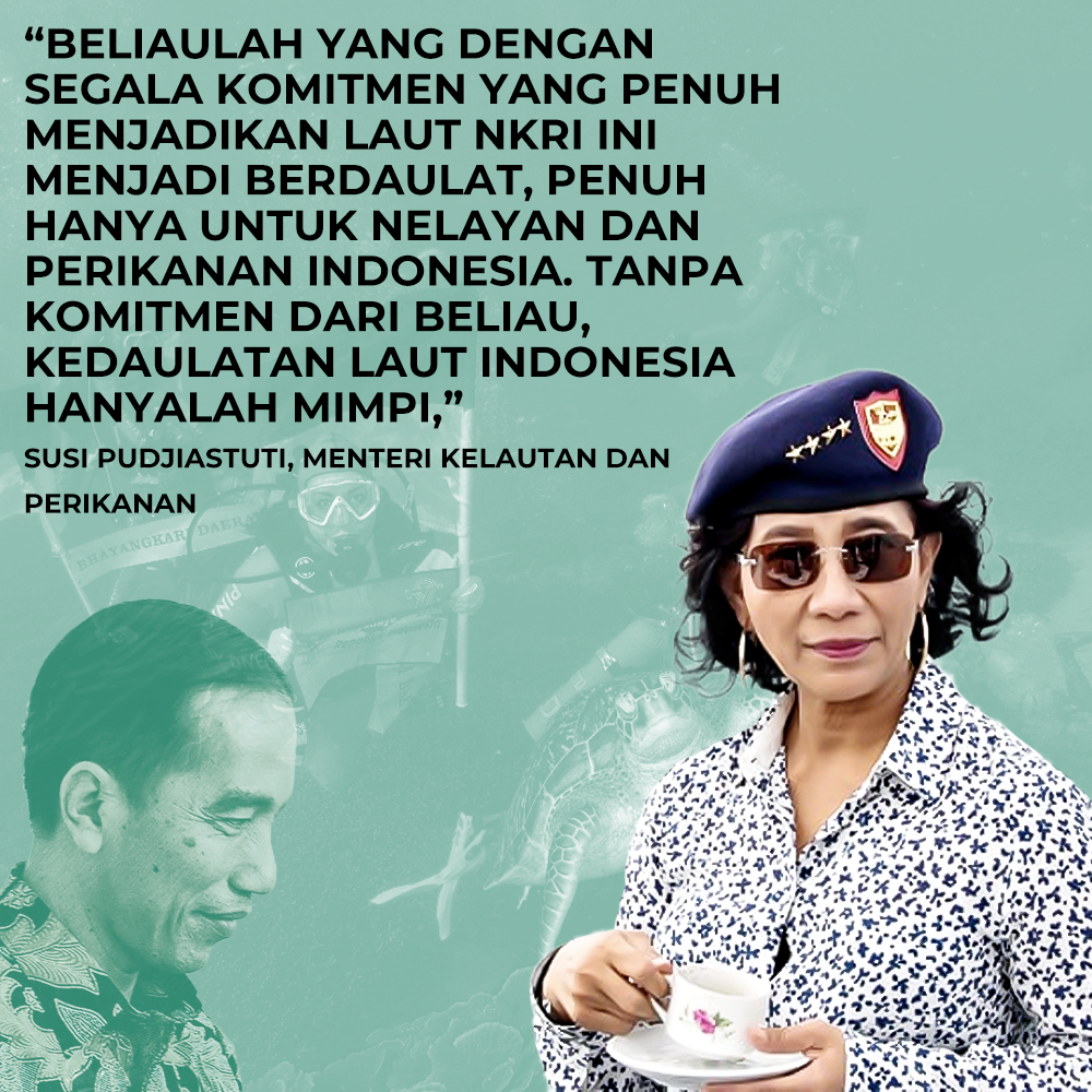 Ungkapan Bu Susi Tentang Jokowi, Tenggelamkan?