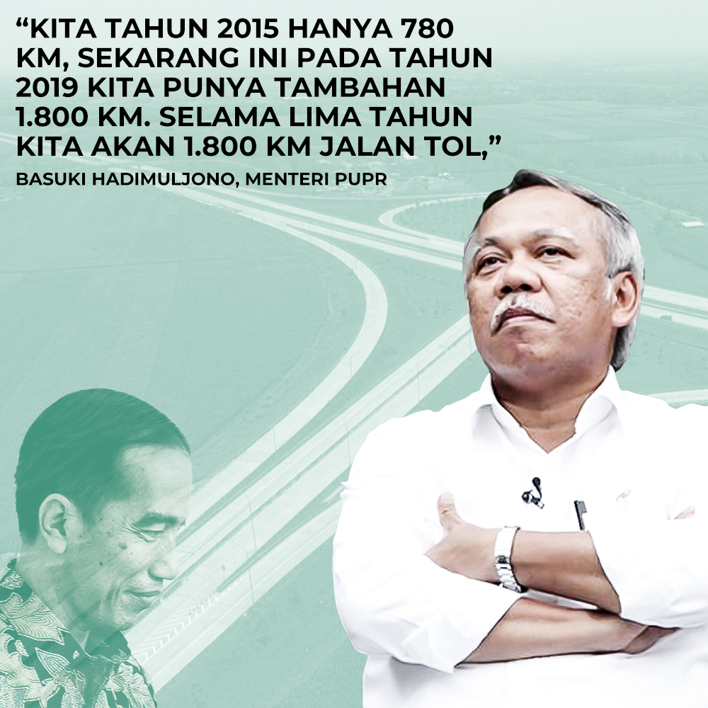 Bisik-Bisik dengan Menteri PUPR, Jokowi: Target Jalan Tol 1.800 Km Akan Tercapai