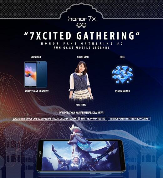 &#91;OFFLINE EVENT&#93; Honor Fans Gathering, Performa Terbaik Honor 7X Hadir Untukmu
