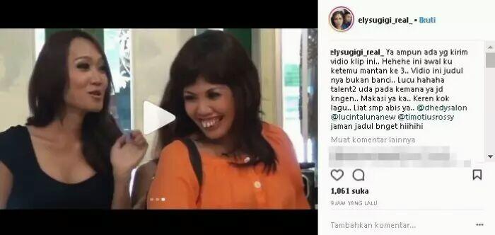 Wajah Jadul Lucinta Luna, Saat Bareng Dengan Elly Sugigi!!