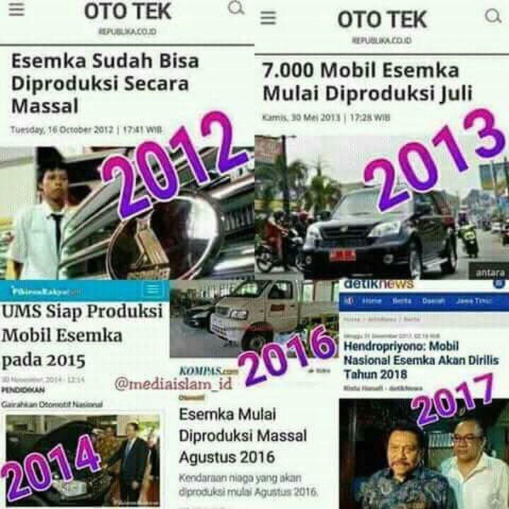 Jokowi Bicara Nasib Mobil Esemka