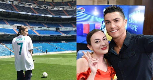 Rianti Bikin Iri Netizen Karena Berfoto Dengan Ronaldo