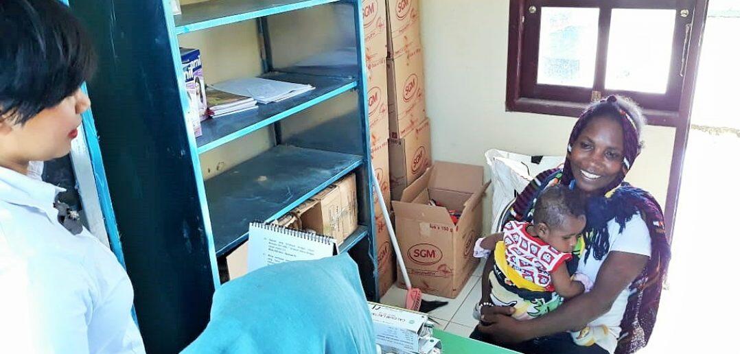 Pojok Gizi untuk Memantau Perkembangan Kesehatan Warga Asmat