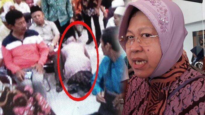 Risma Bersujud Minta Maaf di Hadapan Tohir, Rupanya Tulisan Dalam Undangan Penyebabny