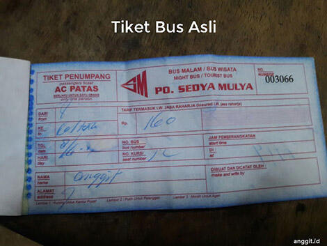 Waspada Tiket Bis Dan Agen Bis PALSU, Ini Cara Mengenalinya!