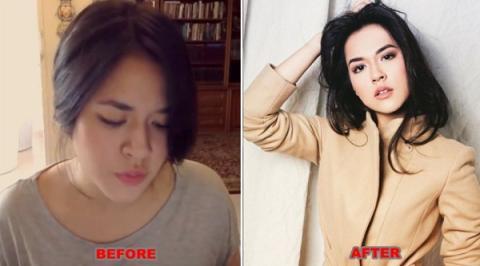 20 Wajah Asli Artis Sebelum Dan Sesudah Make Up, Hasilnya Geleng Kepala!! 