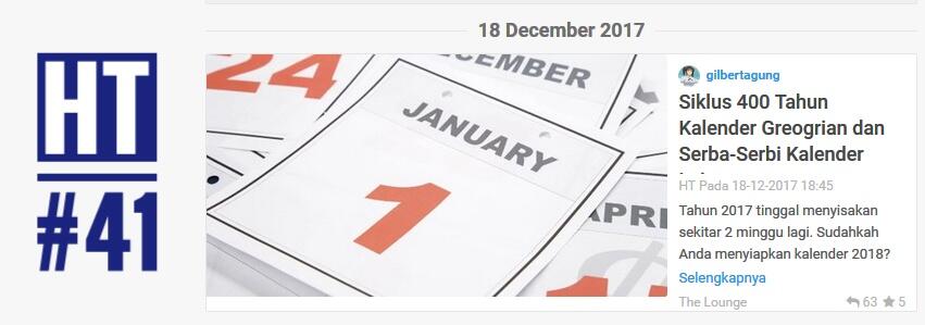 Aku dan Koleksiku : Kalender, Dari Koleksi Menjadi Ilmu