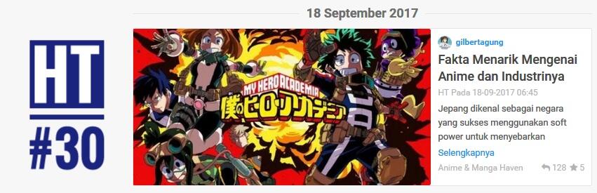 Fakta Menarik Mengenai Anime dan Industrinya