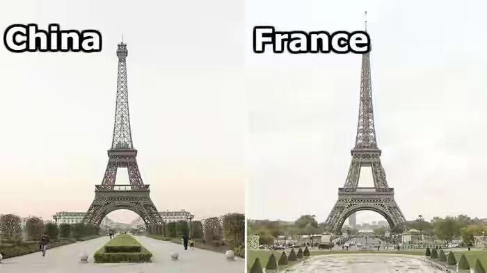 China Punya Duplikasi Ikon Kota Paris Yang Mirip Aslinya