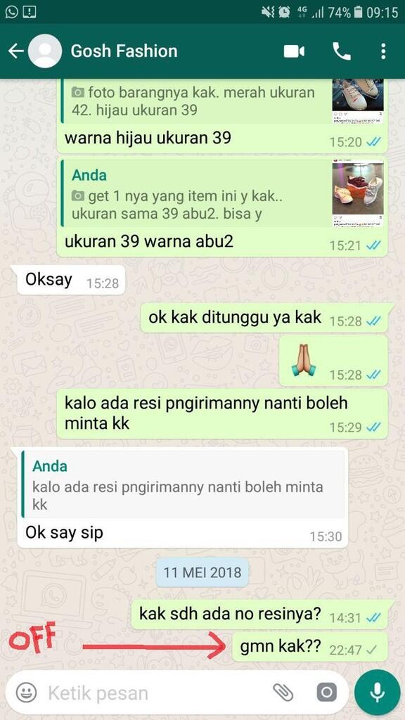 Akun Online Shop Penipu di Instagram