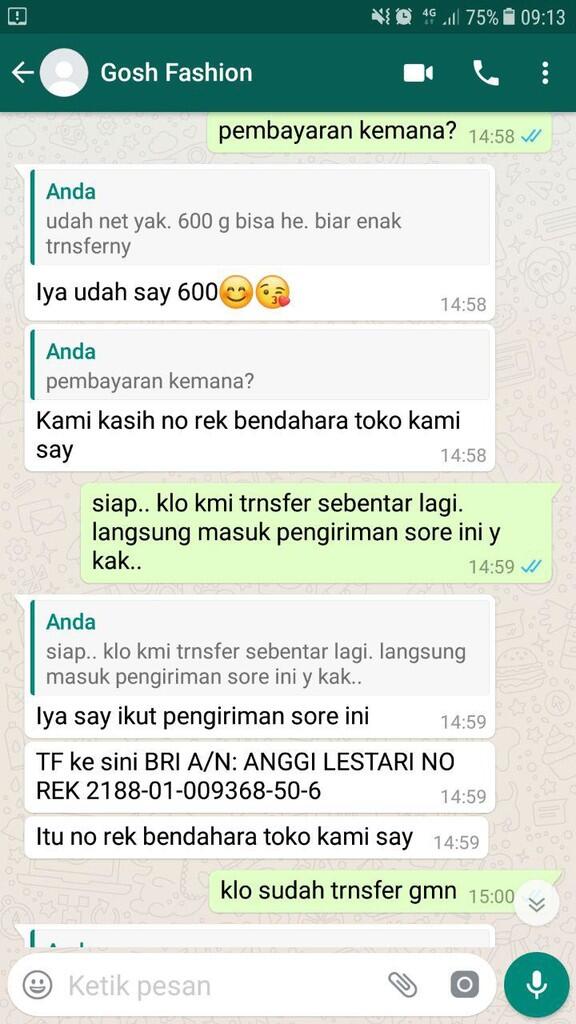 Akun Online Shop Penipu di Instagram