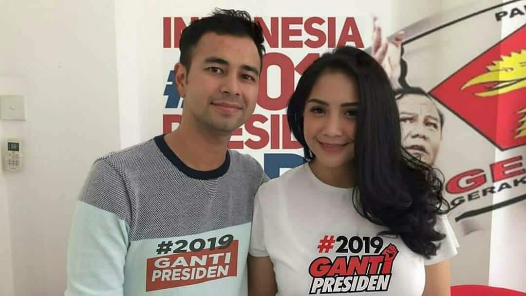 Ariel Tatum Kenakan Kaus #2019PresidenBaru, Gibran Rakabuming Berkomentar Begini