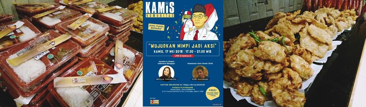 Kamis Komunitas : Wujudkan Mimpi jadi Aksi dengan Berbagi