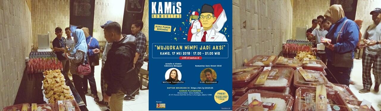 Kamis Komunitas : Wujudkan Mimpi jadi Aksi dengan Berbagi