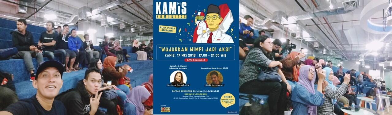 Kamis Komunitas : Wujudkan Mimpi jadi Aksi dengan Berbagi