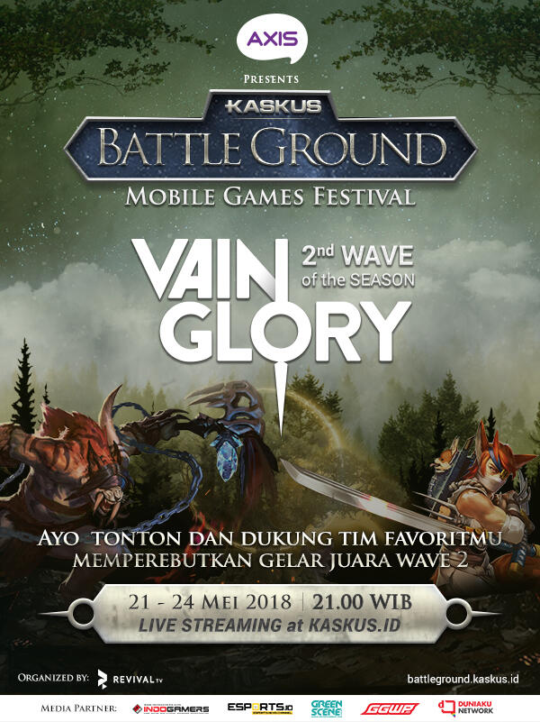 Saksikan Live Streaming Pertandingan Vainglory Papan Atas di KASKUS Battleground!