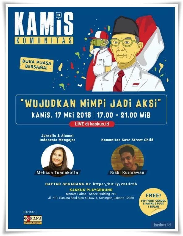[FR] Wujudkan Mimpimu Menjadi Aksi Di Kamis Komunitas