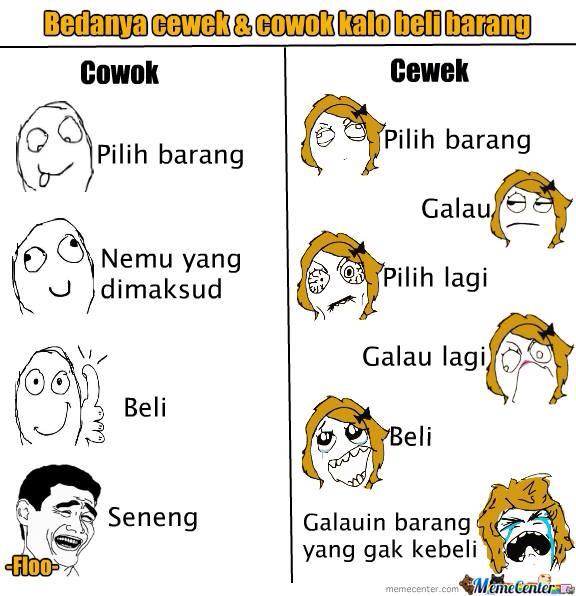 Meme Cowok Vs Cewek In Real Life Kaskus