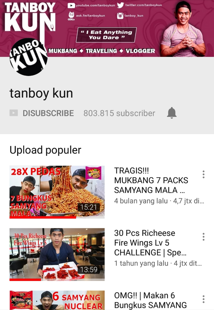 7 Youtuber Kuliner Terbaik Indonesia