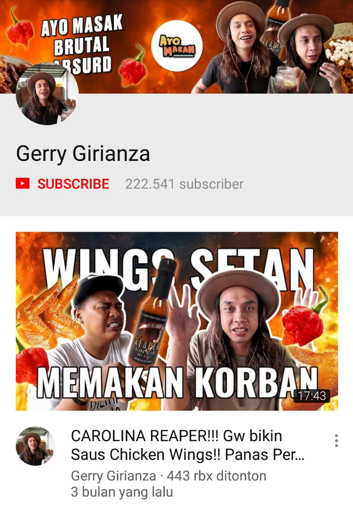 7 Youtuber Kuliner Terbaik Indonesia